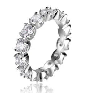 Eternity Moissanite Band Ring